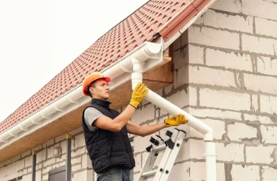 Pose et remplacement de gouttières à Iron